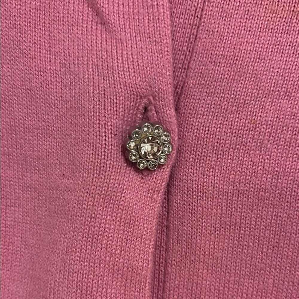 Pink Button-Up Cardigan - Picture 2 of 2